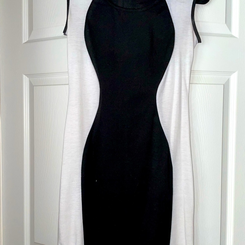 Black and white dress